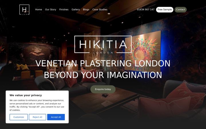 Screenshot of hikitia.co.uk