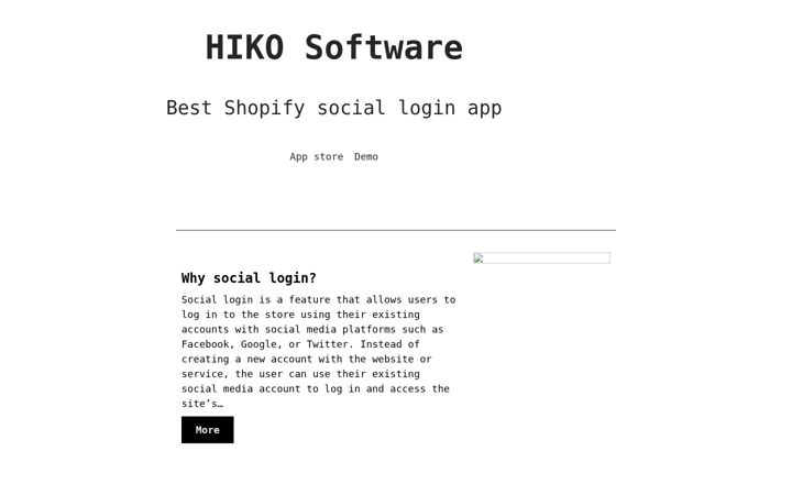Screenshot of hiko.software
