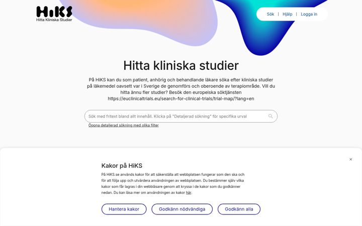 Screenshot of hiks.se