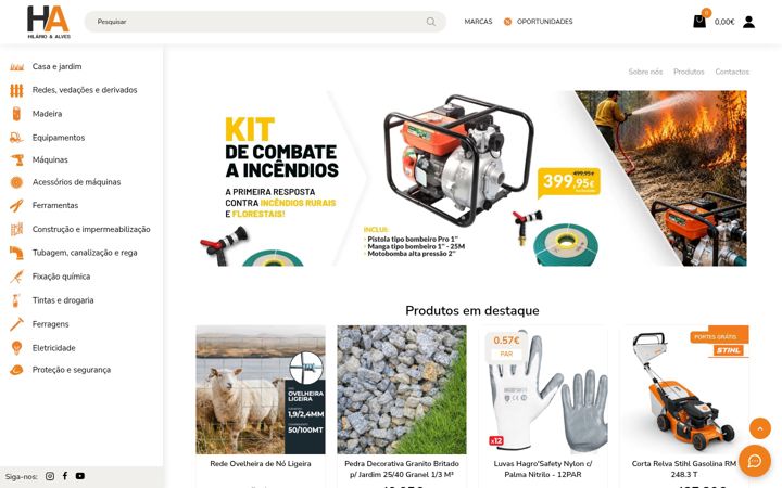 Screenshot of hilarioalves.com