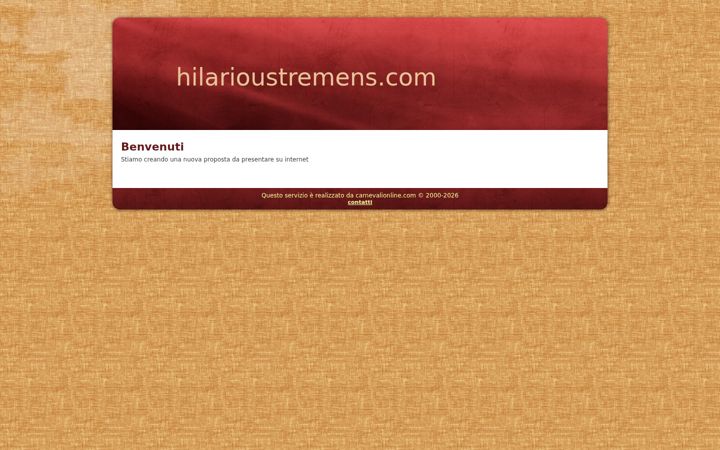 Screenshot of hilarioustremens.com