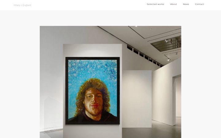 Screenshot of hilaryjengland.com