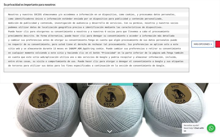 Screenshot of hilaturasgiza.com