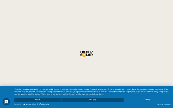 Screenshot of hilbersolar.com