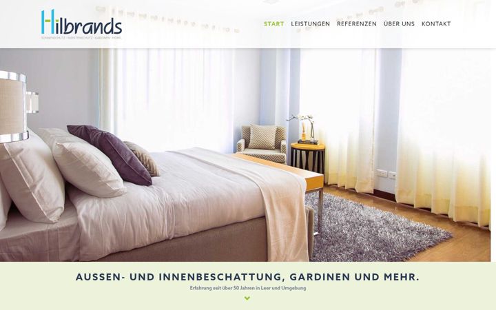 Screenshot of hilbrands-bunde.de