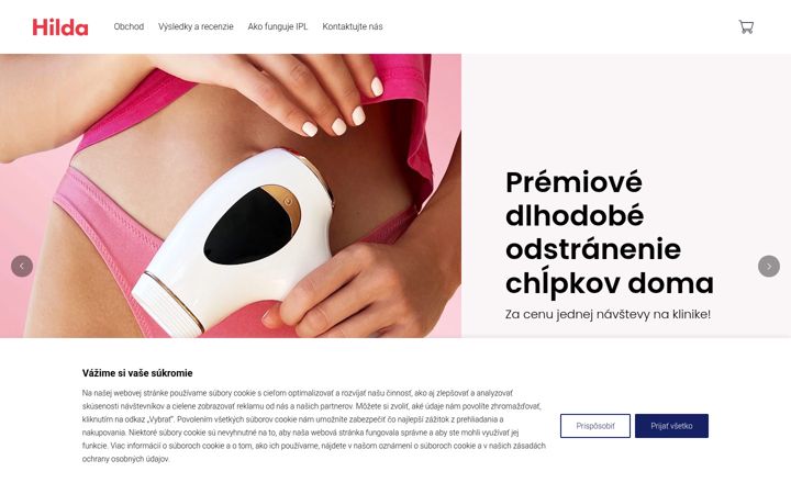 Screenshot of hilda.sk