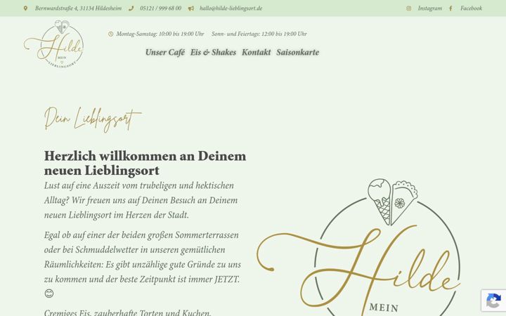 Screenshot of hilde-lieblingsort.de
