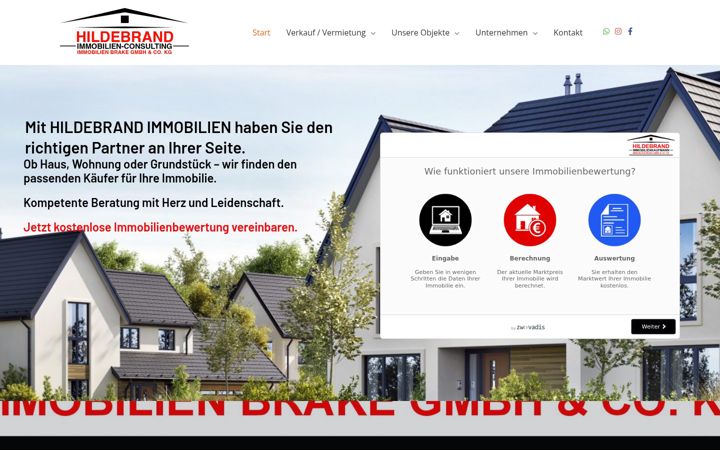 Screenshot of hildebrand-immobilien.com