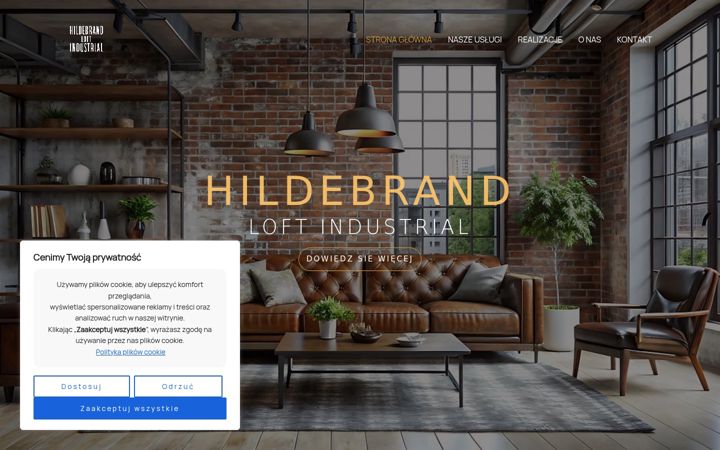 Screenshot of hildebrandloft.pl