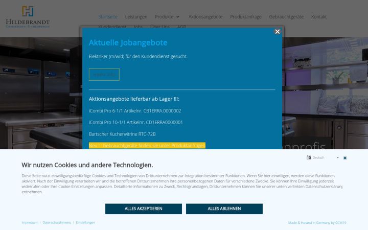 Screenshot of hildebrandt-bremen.de