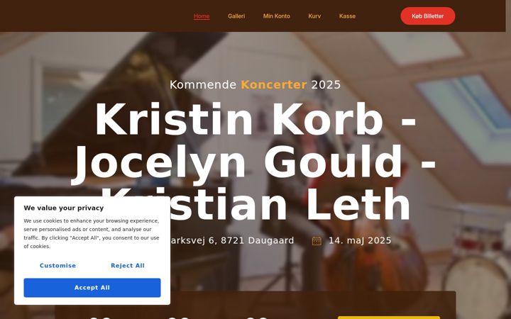 Screenshot of hildebrandtjs.dk