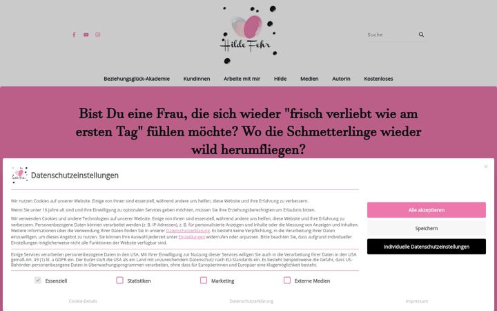 Screenshot of hildefehr.com