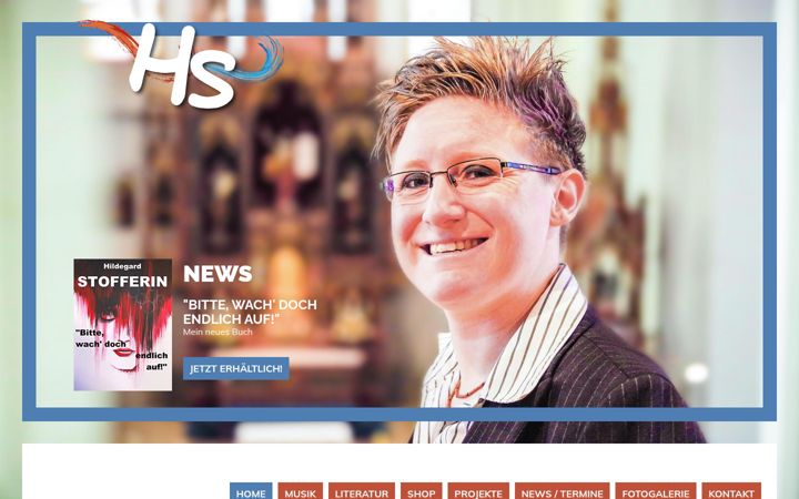 Screenshot of hildegard-stofferin.at