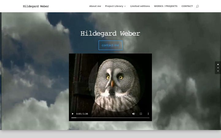 Screenshot of hildegard-weber.de