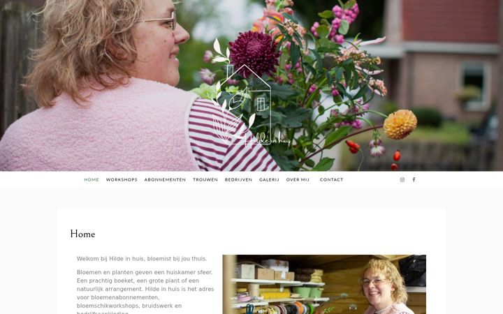 Screenshot of hildeinhuis.nl