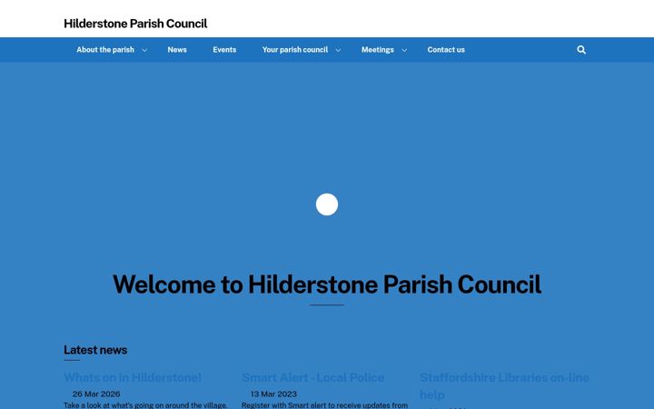 Screenshot of hilderstone.org.uk