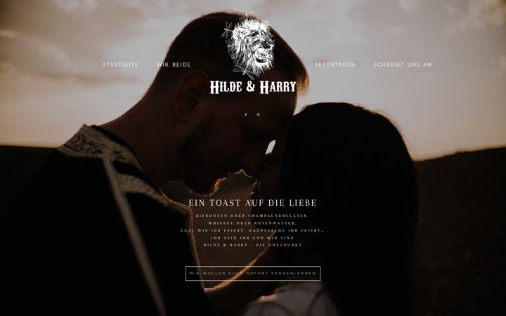 Screenshot of hildeundharry.de