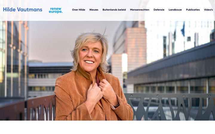 Screenshot of hildevautmans.eu