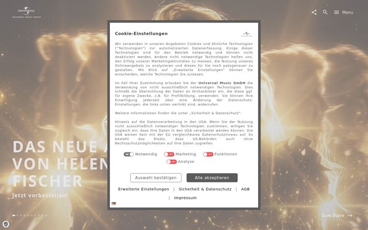 Screenshot of hildurgudnadottir.com