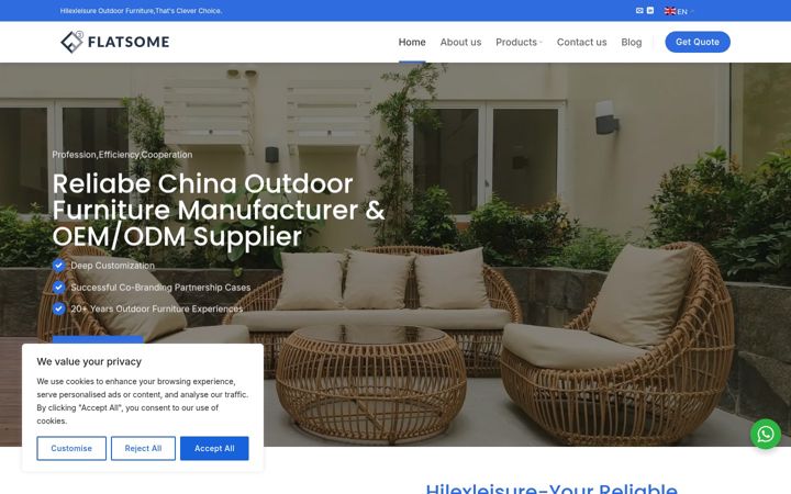 Screenshot of hilexleisure.com