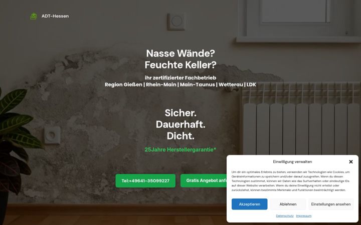 Screenshot of hilfe-bei-feuchtem-keller.de