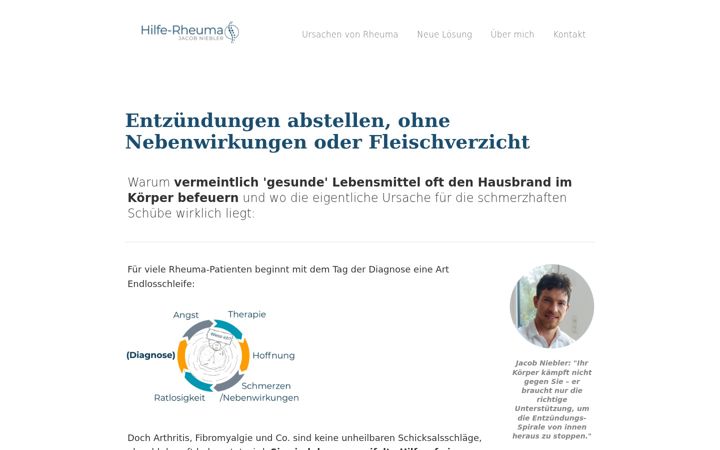 Screenshot of hilfe-rheuma.de