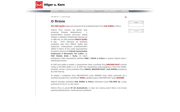 Screenshot of hilger-kern.pl