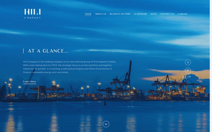Screenshot of hili.company