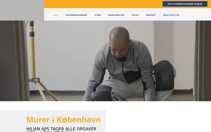 Screenshot of hilianaps.dk