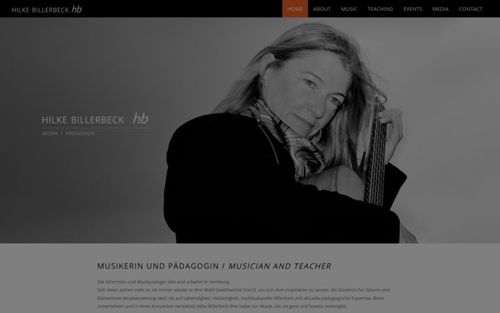 Screenshot of hilke-billerbeck.de