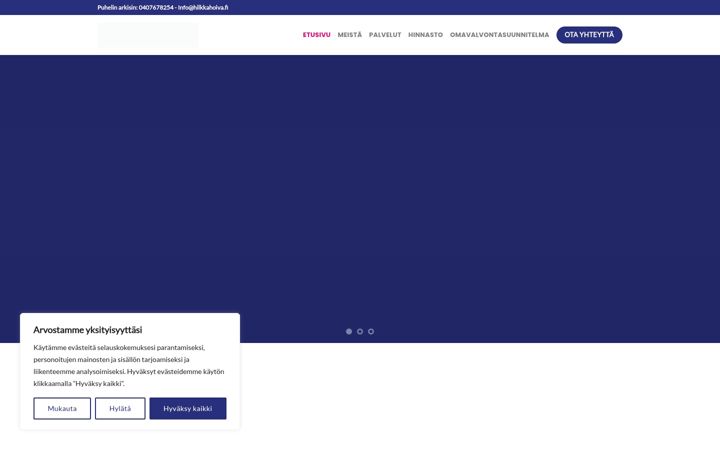 Screenshot of hilkkahoiva.fi