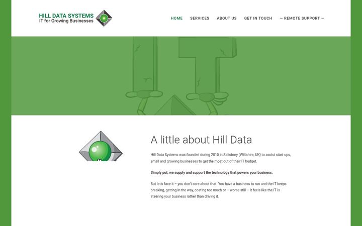 Ekrano kopija hilldatasystems.co.uk