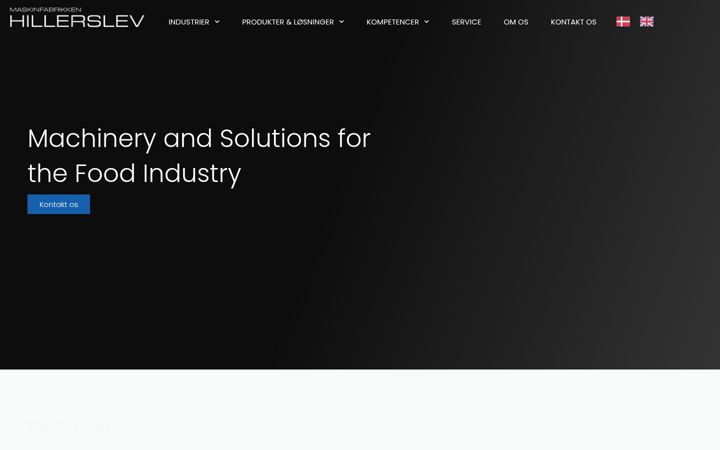 Screenshot of hillerslev.dk