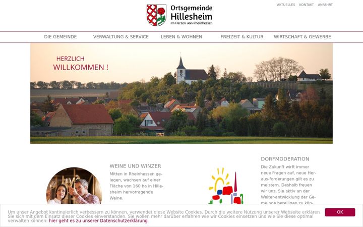 Screenshot of hillesheim-rhh.de