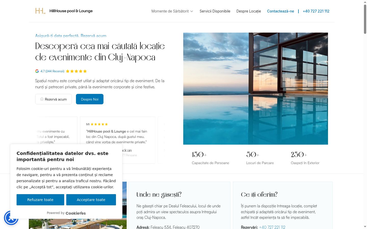 Screenshot tal-banner tal-kunsens muri qabel kwalunkwe interazzjoni