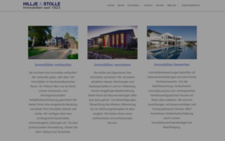 Screenshot of hillje24.de