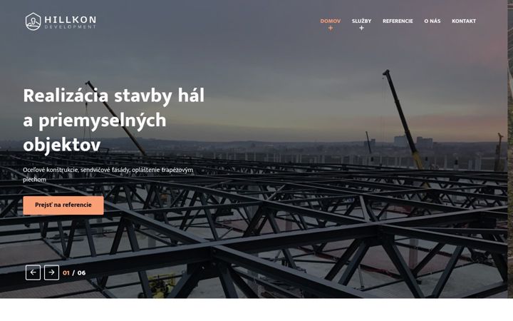 Screenshot of hillkon.sk