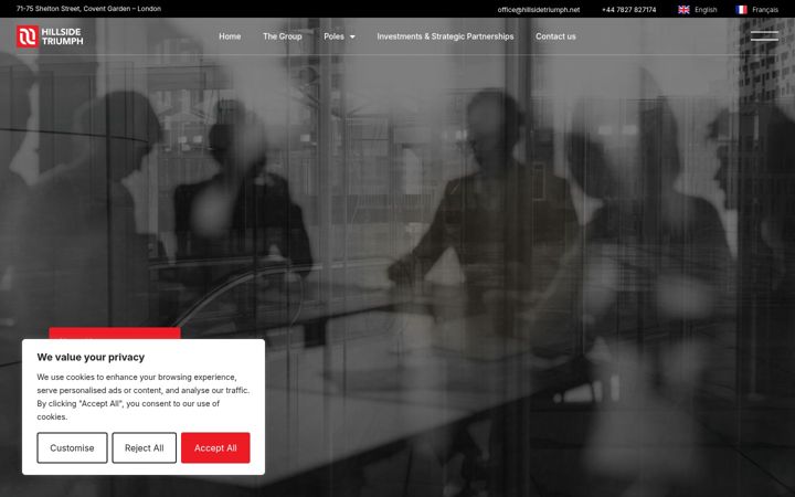 Screenshot of hillsidetriumph.net