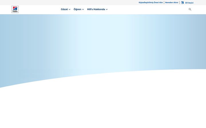 Screenshot of hillspet.com.tr