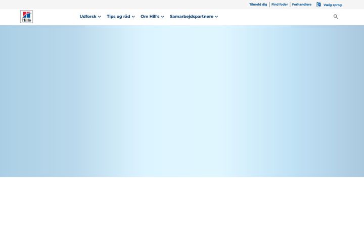 Screenshot of hillspet.dk