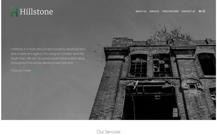 Screenshot of hillstonegroup.co.uk