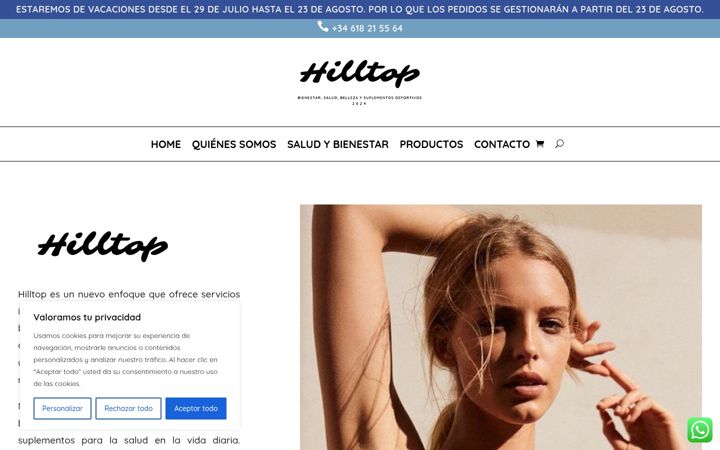 Screenshot of hilltopbs.com