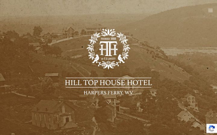 Screenshot of hilltophousehotel.com