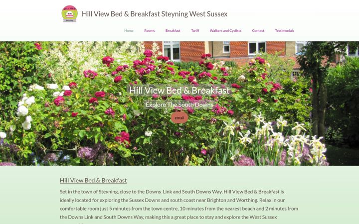 Screenshot of hillviewsteyning.co.uk