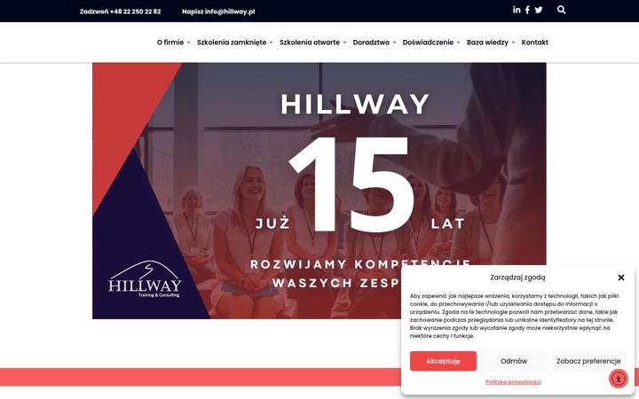 Screenshot of hillway.pl