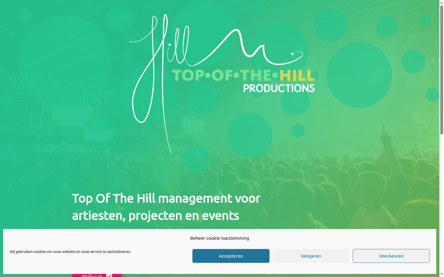 Screenshot des Einwilligungsbanners vor jeglicher Interaktion
