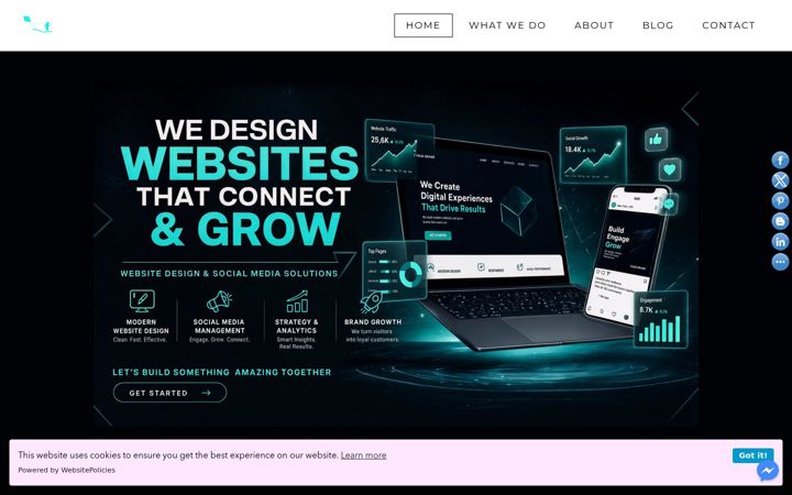 Screenshot of hillyfieldproductions.com
