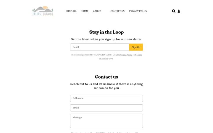Screenshot of hillyislanddesign.com