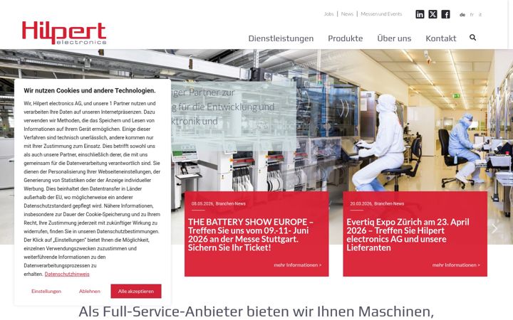 Screenshot of hilpert.ch