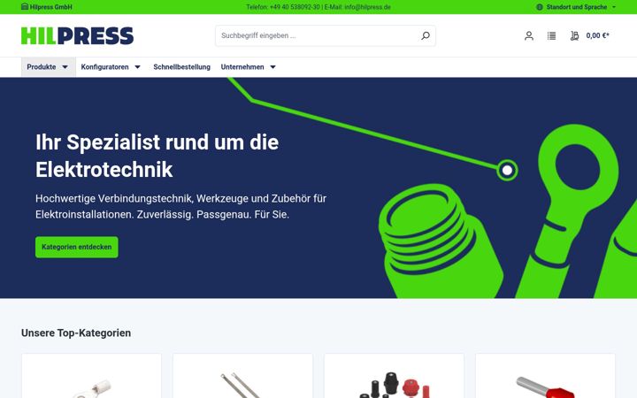 Screenshot of hilpress.com